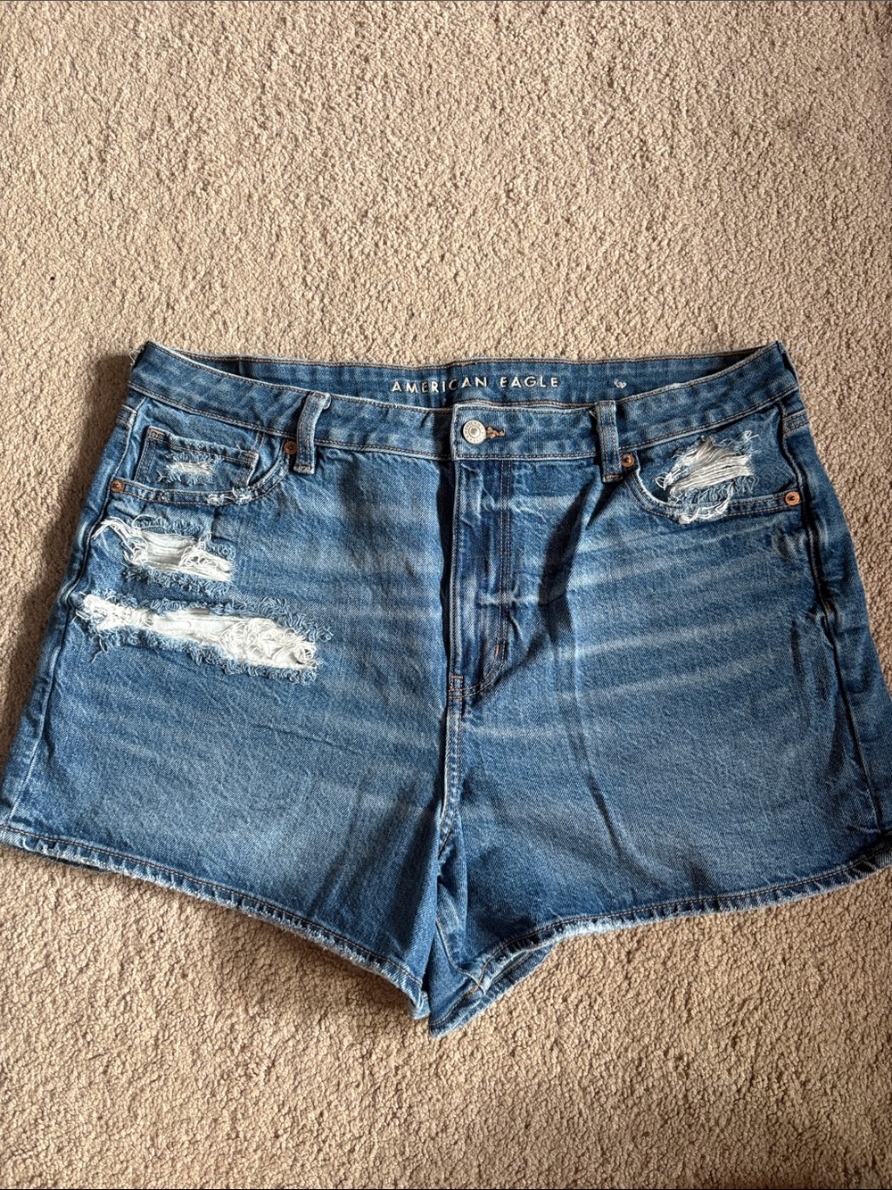 American Eagle Outfitters Women's Distressed Denim Shorts
